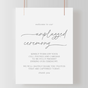 Gegensprechanlage Grau Einfach Minimalistisch Unpl Poster