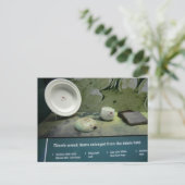 Gegenstände, die aus der Titanic befreit sind Postkarte (Stehend Vorderseite)