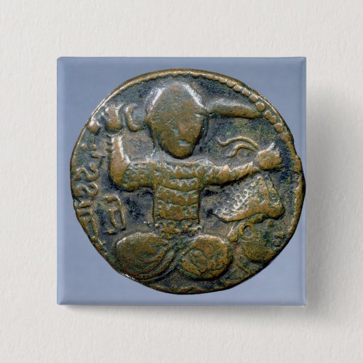 Gegenstücck der Münze behelmten Türken darstellend Button (Vorderseite)