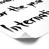 "Gegenteilige Ansicht " Poster (Ecke)