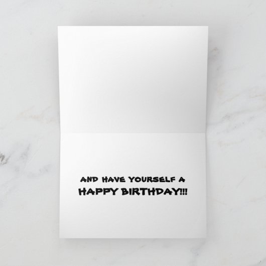 ***GEGENÜBER DEM WAVE**** SURF IN EINEN "GLÜCKLICH KARTE (Innenseite)