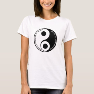 Gegenüber den Energien, schaffen Sie Balance Yin Y T-Shirt