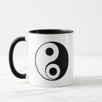 Gegenüber den Energien, schaffen Sie Balance Yin Y