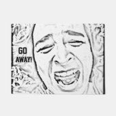 GEGENÜBER DER Unglaublich witzig Zierwand Fußmatte (Vorderseite)