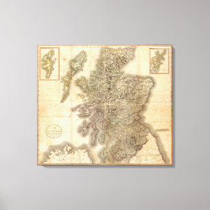 Gegenüber von Schottland Leinwanddruck