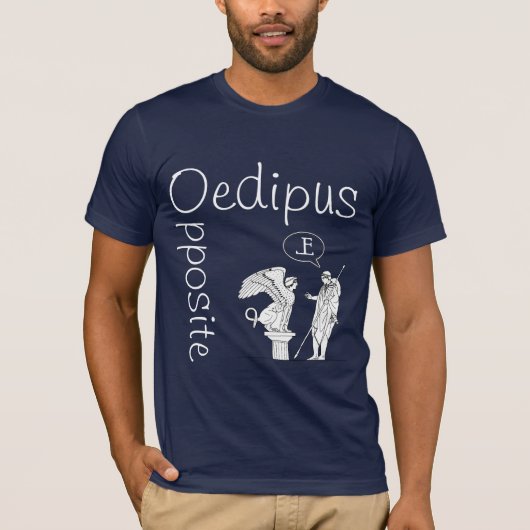 Gegenüberliegender Ödipus T-Shirt (Vorderseite)