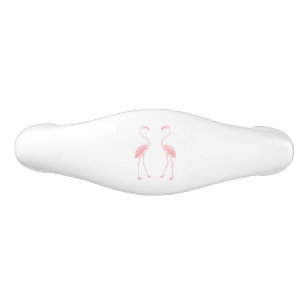 Gegenüberstellen der Flamingos Keramik Schubladengriff