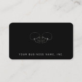 Gegenüberstellen der Schädel Visitenkarte (Vorderseite)