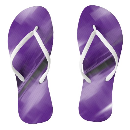 Gegenüberstellung von Violet Vanishing-Formen Badesandalen (Fußbett)