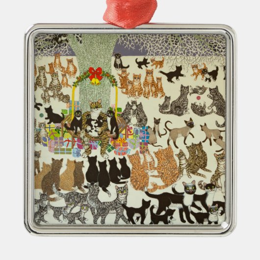 Gegenwart 2012 silbernes ornament (Vorne)