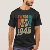 Gegenwart Männer Frauen 80. 1946 Made in 1946 T-Shirt (Vorderseite)