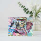 Gegenwart Tense Postkarte (Stehend Vorderseite)