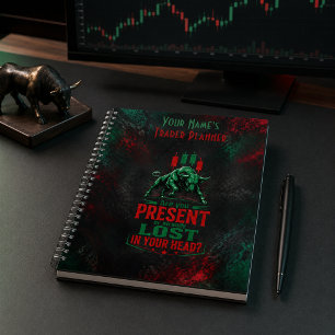 Gegenwärtig oder verloren im Kopf Trader-Mindset B Planer