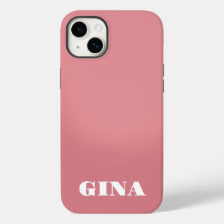 Gegenwärtig rustikal rosa Personalisiert Case-Mate iPhone 14 Plus Hülle