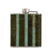 Gegenwärtig türkisfarbene Luftmatratze Flachmann (Rückseite)