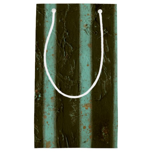 Gegenwärtig türkisfarbene Luftmatratze Kleine Geschenktüte (Vorderseite)