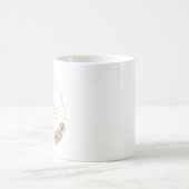 Gegenwärtige Mütterlichkeit Florales achtsames Mut Kaffeetasse (Mittel)