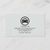 Gegenwärtiger Beruflicher Rundspreisanteil Visitenkarte (Rückseite)