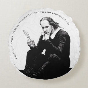 Gegenwärtiger Frieden: Einfache, elegante Meditati Rundes Kissen