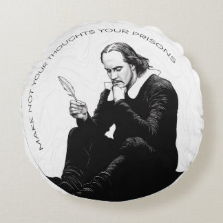 Gegenwärtiger Frieden: Einfache, elegante Meditati Rundes Kissen