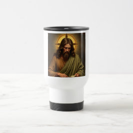 Gegenwärtiger Jesus mit Halo-Reisemuggie Reisebecher