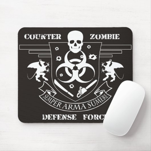 Gegenzombie-Verteidigungs-Kraft Mousepad (Mit Mouse)