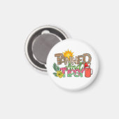 Gegerbt und Tipsy | Fun Summer Party Design Magnet (Vorderseite/Rückseite)