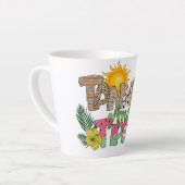 Gegerbt und Tipsy | Fun Summer Party Design Milchtasse (Linke Ecke)