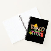 Gegerbt und Tipsy | Fun Summer Party Design Notizblock (Innenseite)