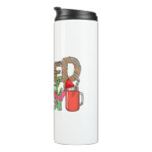 Gegerbt und Tipsy | Fun Summer Party Design Thermosbecher (Nach rechts gedreht)