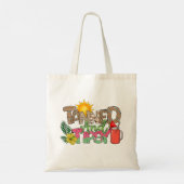 Gegerbt und Tipsy | Fun Summer Party Design Tragetasche (Rückseite)