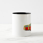 Gegliederter Bus Ikarus 280 Zweifarbige Tasse (Mittel)