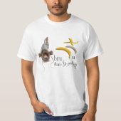 geglittener oben T - Shirt (Vorderseite)