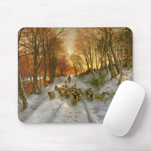Geglüht mit Tönungen der Abends-Stunden Mousepad (Mit Mouse)