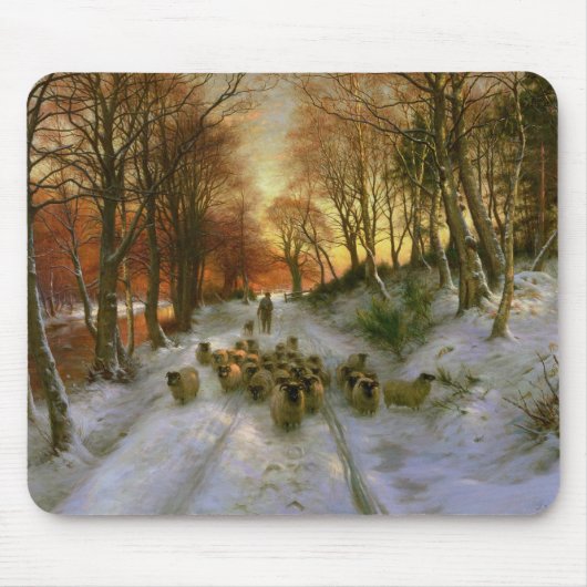 Geglüht mit Tönungen der Abends-Stunden Mousepad (Vorne)