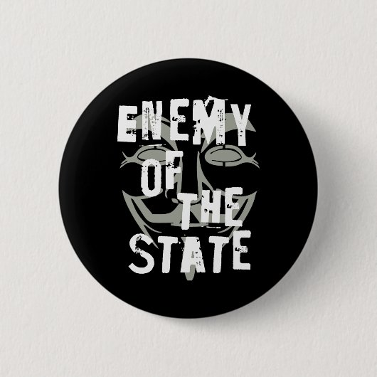 Gegner des Staat Anonymous #resists Button (Vorderseite)