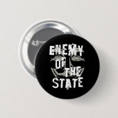 Gegner des Staat Anonymous #resists Button (Vorne & Hinten)