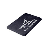 gegossen badematte (Schrägansicht)