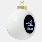 gegossen keramik Kugel-Ornament (Links)