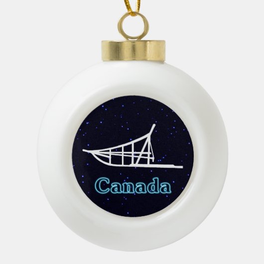 gegossen keramik Kugel-Ornament (Vorderseite)