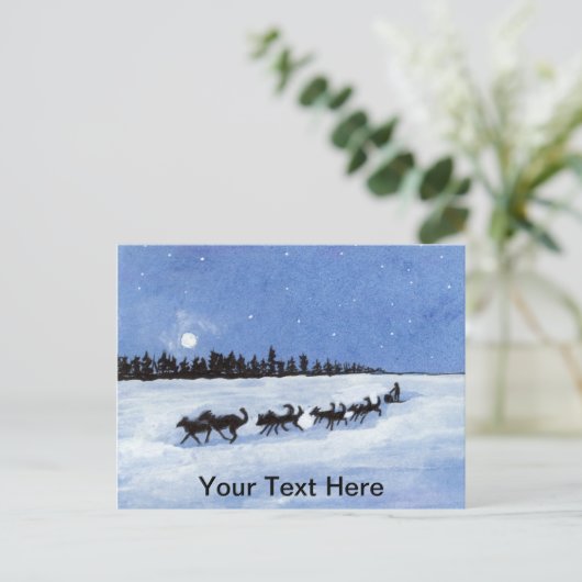 gegossen postkarte (Stehend Vorderseite)