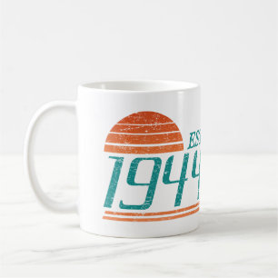 Gegr. 1944 Vintage 80 Jahre alt Kaffeetasse