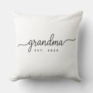 Gegr. 20XX Geschenk für zukünftige Oma Kissen