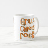 Gegrillte Käse-Felsen Kaffeetasse (VorderseiteRechts)