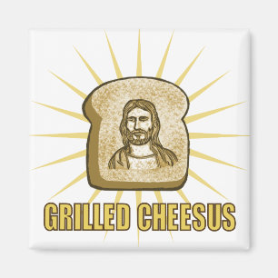 Gegrillter Cheesus Magnet