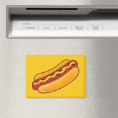 Gegrillter Hot Dog Magnet (In Situ (Geschirrspüler))