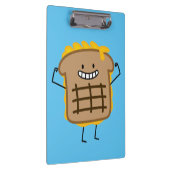 Gegrillter Käse-Sandwich-Cheddarkäse toastete Brot Klemmbrett (Rechts)