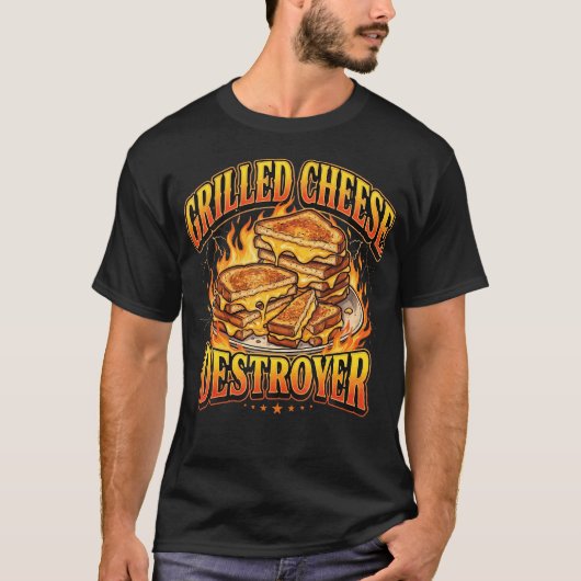 Gegrillter Käse T-Shirt (Vorderseite)