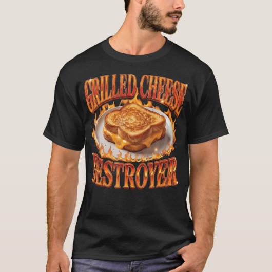 Gegrillter Käse T-Shirt (Vorderseite)