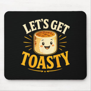 Gegrillter Marshmallow Lagerfeuer  Mousepad